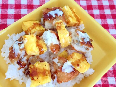 コロッケと卵焼きのぶっかけ丼★